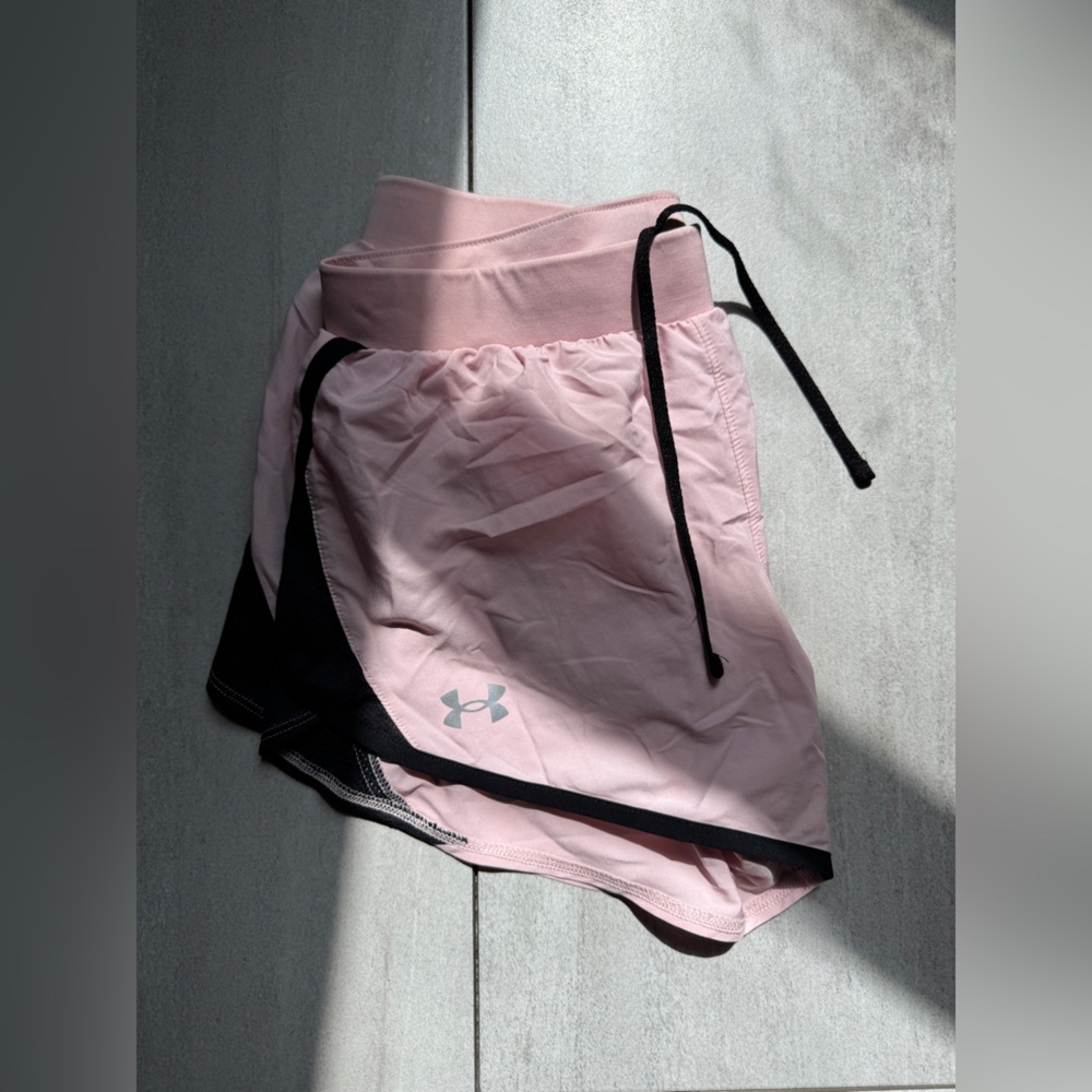 Under Armour Pink and Black Athletic Shorts